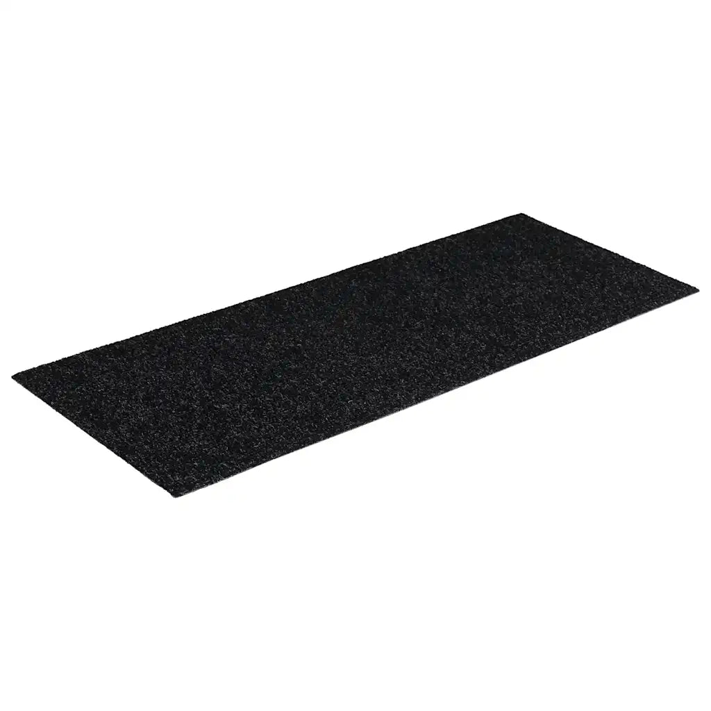 Tappetini per scale autoadesivi 30 pz | Gradini per Scale 60x25 cm neri rettangolari