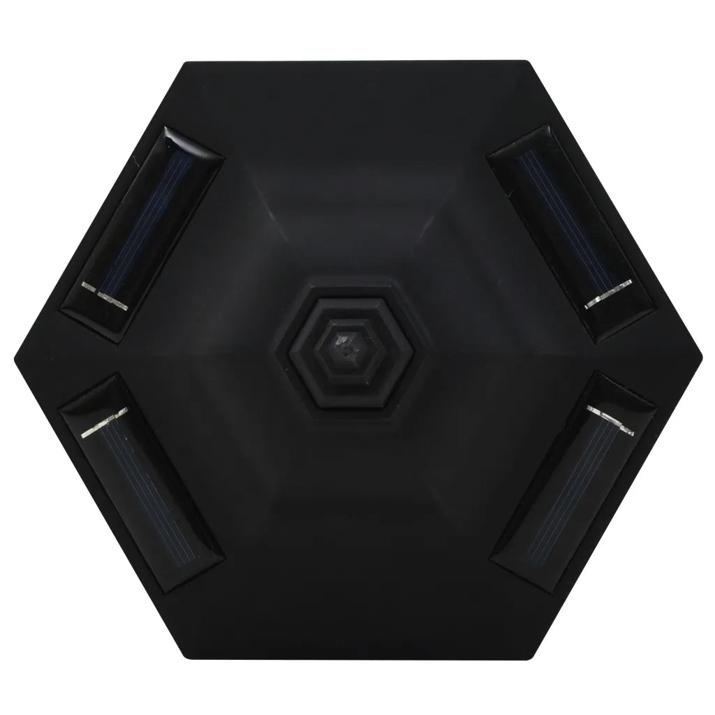 Lampade Solari da Esterni 3pz a LED Nero 44471