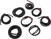Set di gomma per il sigillaggio delle porte, 8 strisce di sigillaggio d'assorbimento del rumore per le porte delle auto - sostituzione per l'isolamento acustico