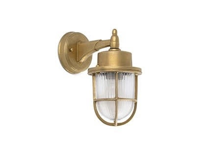 NAHIR, Lampada a Muro in Ottone per Esterni, Faro Barcelona