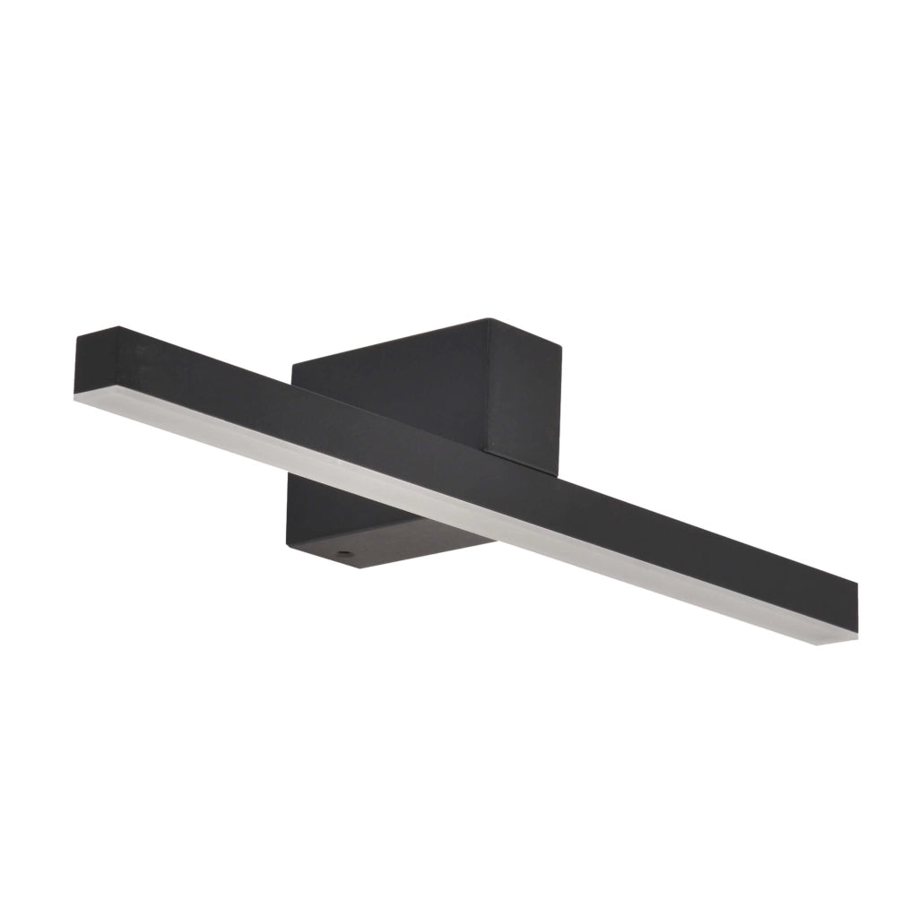 Applique bagno Nevada M LED nero IP44 LightPrestige
