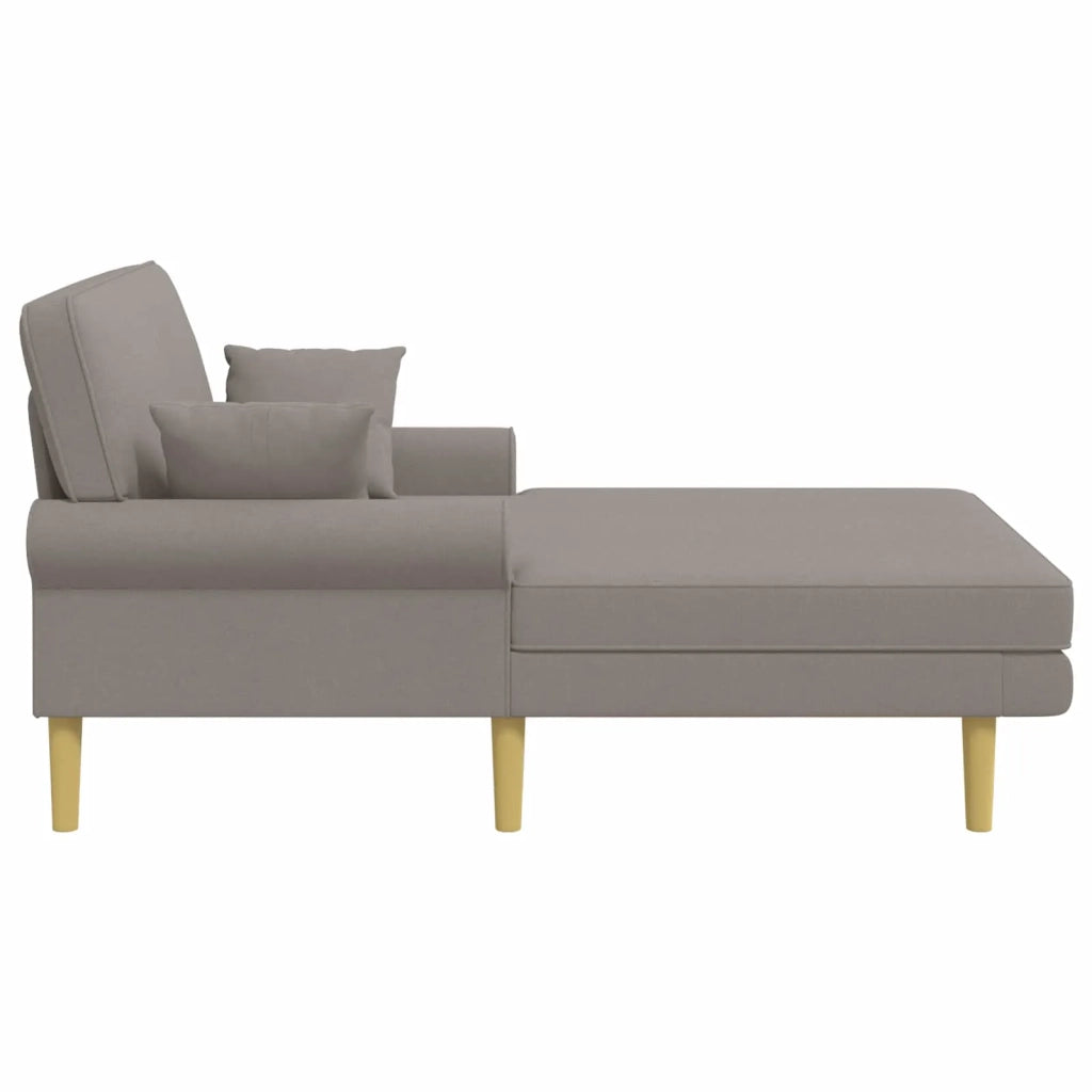 Chaise longue Tortora Tessuto 42048087
