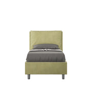 Letto Singolo 100x200 cm con Rete e Contenitore Antea Tè Verde