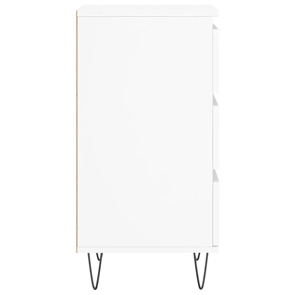 Credenza-Buffet-Armadio da cucina Bianca 40x35x70 cm in Legno Multistrato 690331