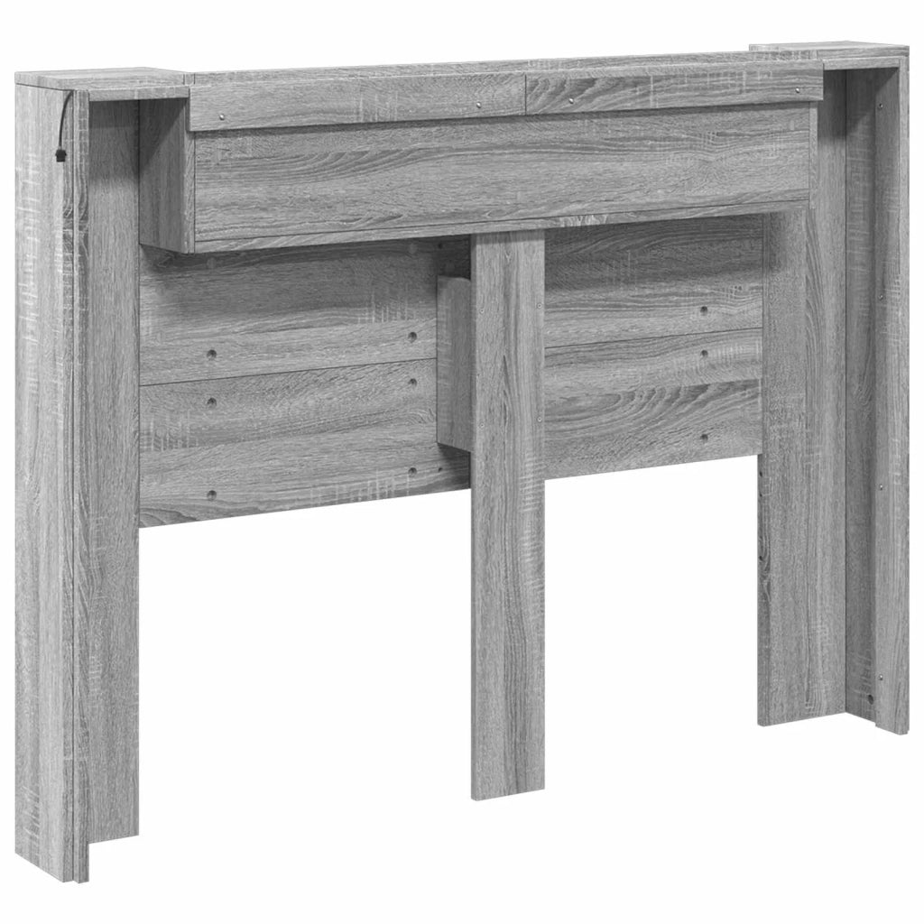 Testiera | Testata Grigio Sonoma 140 x 16,5 x 103,5 cm Legno multistrato