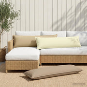 Cuscino con cuscino HOUTEN Crema 40 x 145 cm Poliestere 934433