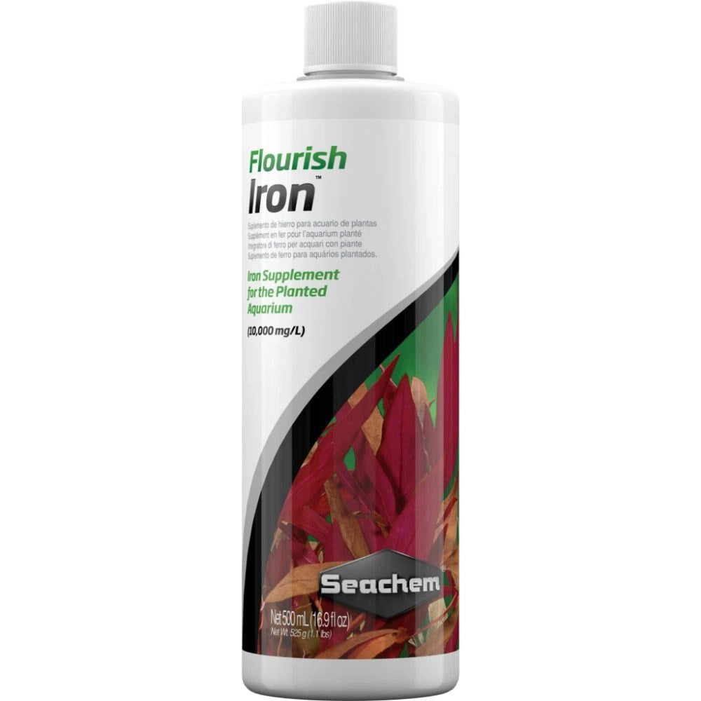 Seachem Flourish Iron - Integratore di Ferro per Piante d'acqua Dolce Formato: 500 ml