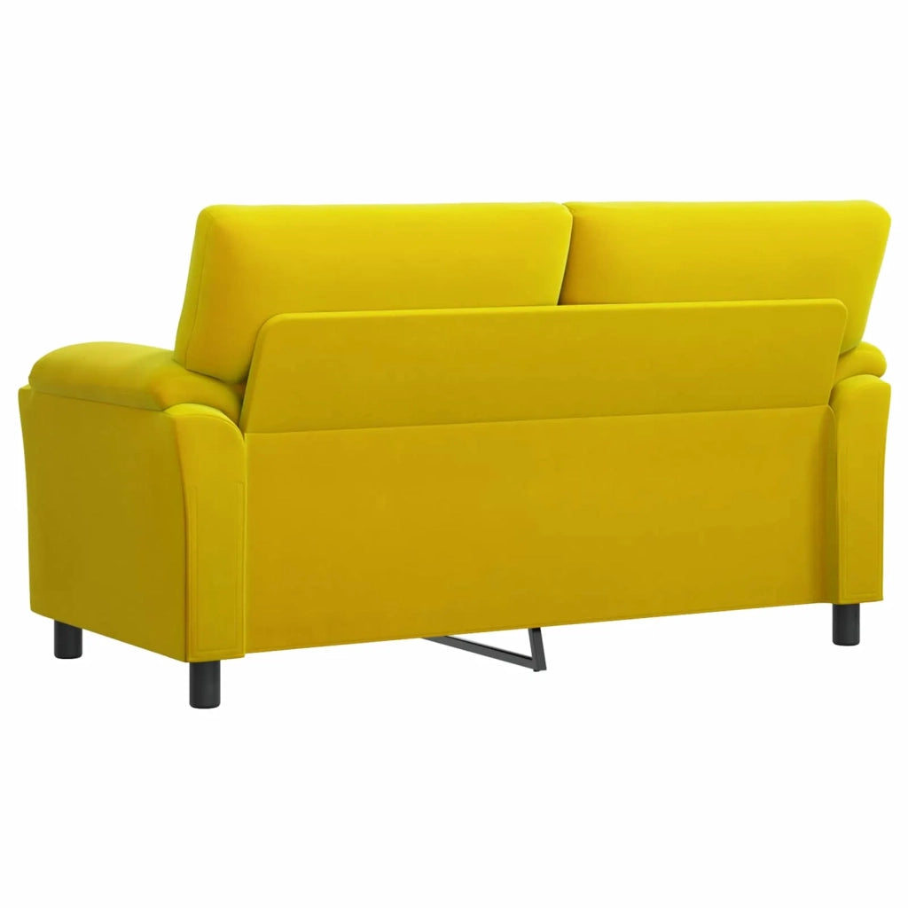 Divano Giallo 174 x 85 x 93 cm Velluto 42040842