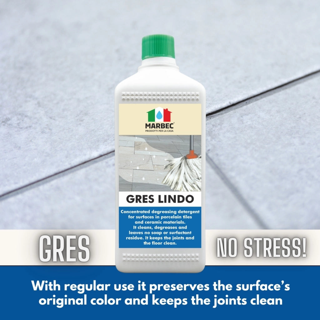 Detergente per gres porcellanato GRES LINDO   5LTx4Pz