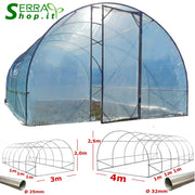 Serra Easy Plus 3x12m con copertura PE 150MC