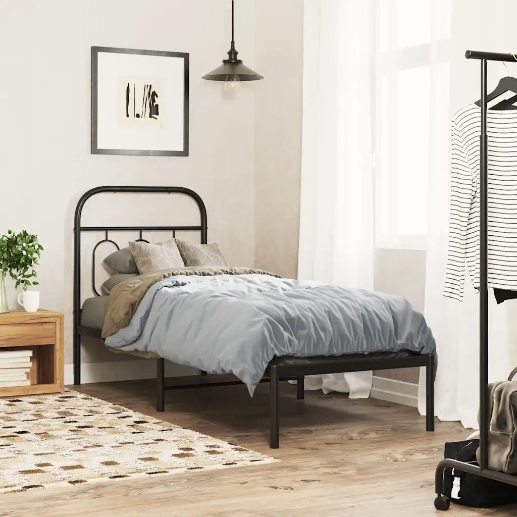 Testiera di Ricambio in Metallo Nero 75 cm 377143