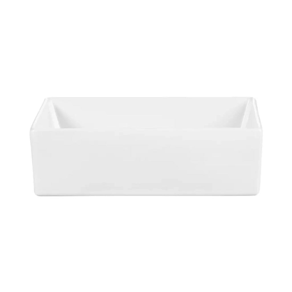 Set VANO effetto quercia 50cm: mobile sottolavabo con ante + piano per lavabo + lavabi da appoggio rettangolari