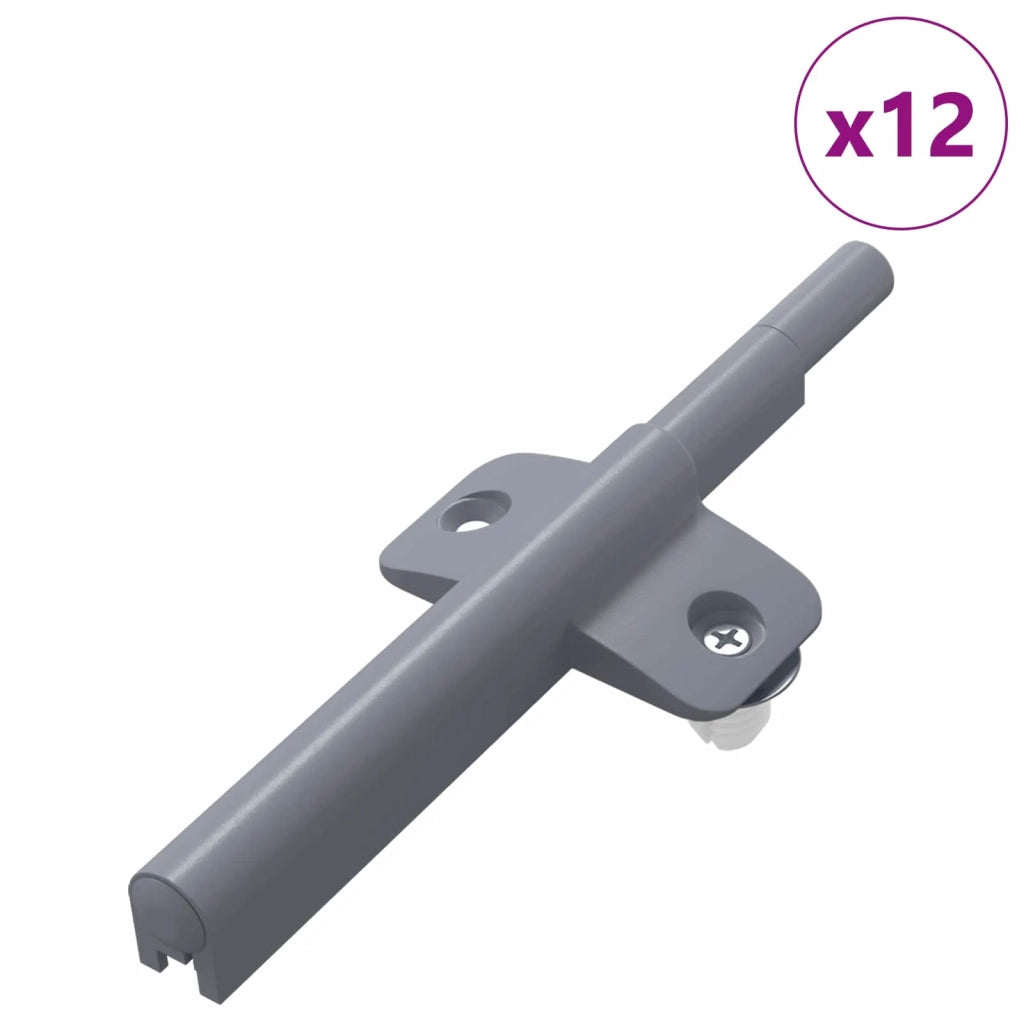 Smorzatore a Chiusura Morbida 12 pcs Grigio 125 x 47 x 15 mm PP 864608