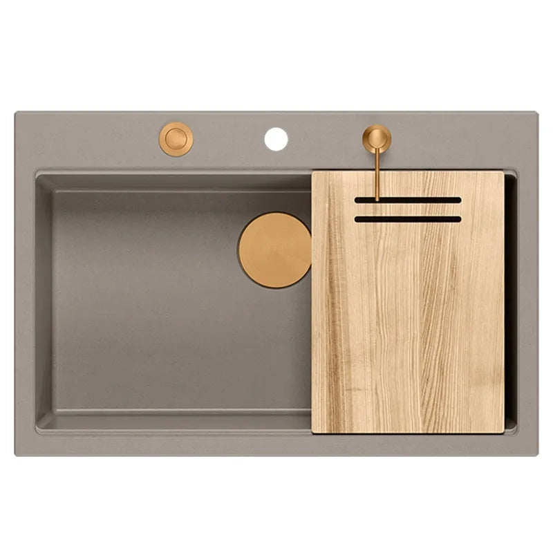 Lavello In Granito Marc 110 Workstation Beige Rame