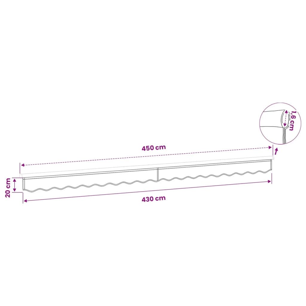 Sostituzione della mantovana per tenda Grigio Chiaro Poliestere 42000775