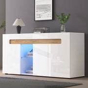 Credenza moderna a 3 ante con luce LED e controllo da app