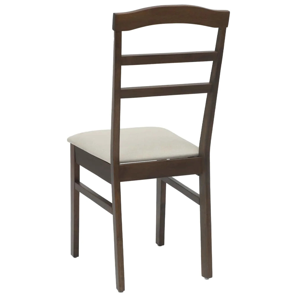 Sedia da pranzo 2 pcs Marrone chiaro e chiaro
