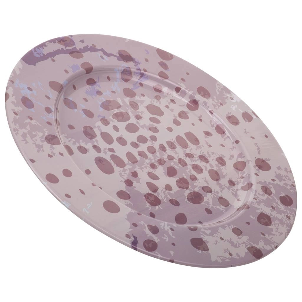 Placca in metallo viola d33x1,5h