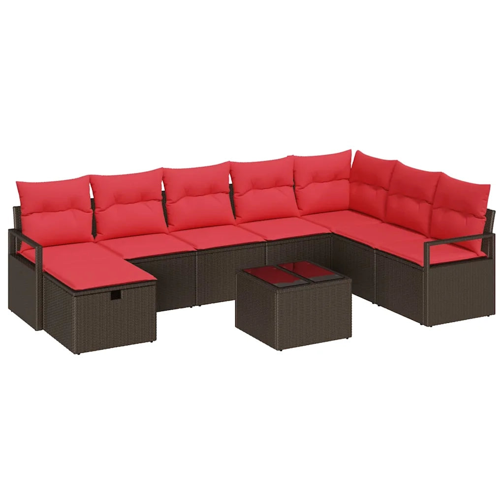 Set di divani con cuscino 5 pcs polyrattan 3360575