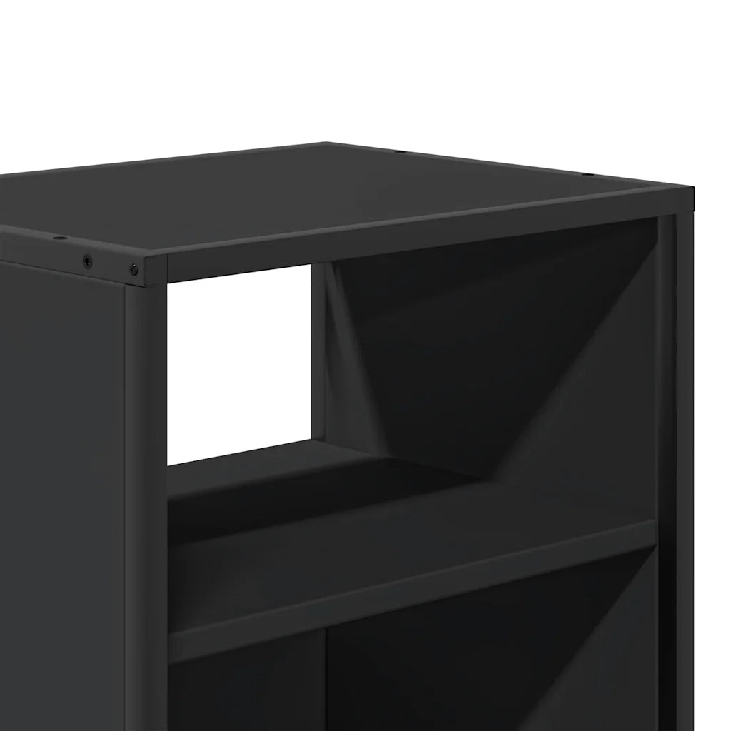 Comodini a Muro 2 pz Nero 40x31x39,5 cm 848745