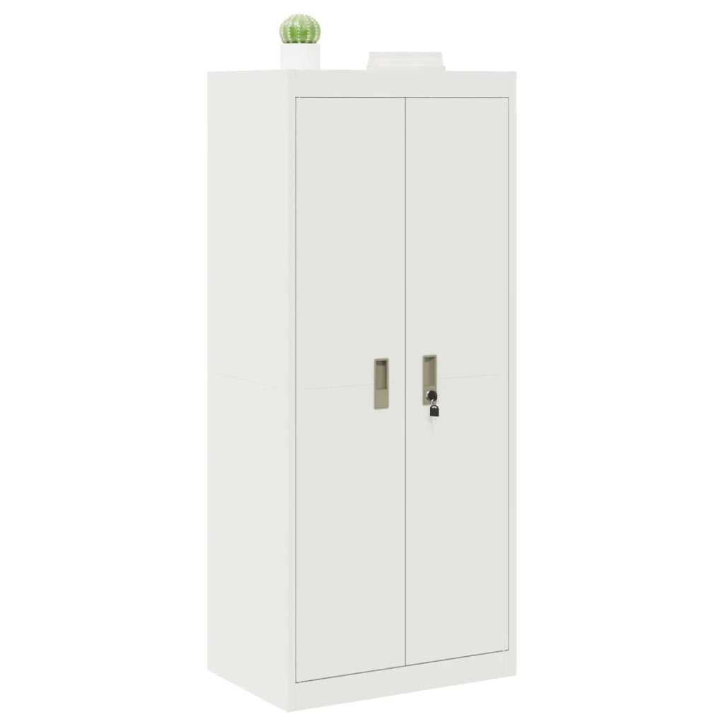 Armadio Bianco 60 x 40 x 140 cm Acciaio
