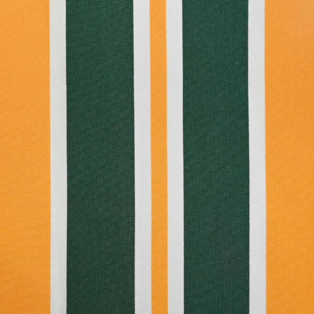 Telo di ricambio per tenda da sole Verde e giallo 580 x 345 cm 42000651