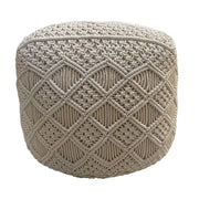Pouf da giardino macramè - ANGELO
