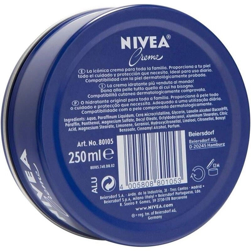NIVEA CREME MAXI CREMA MULTIUSO 250 ML BARATTOLO