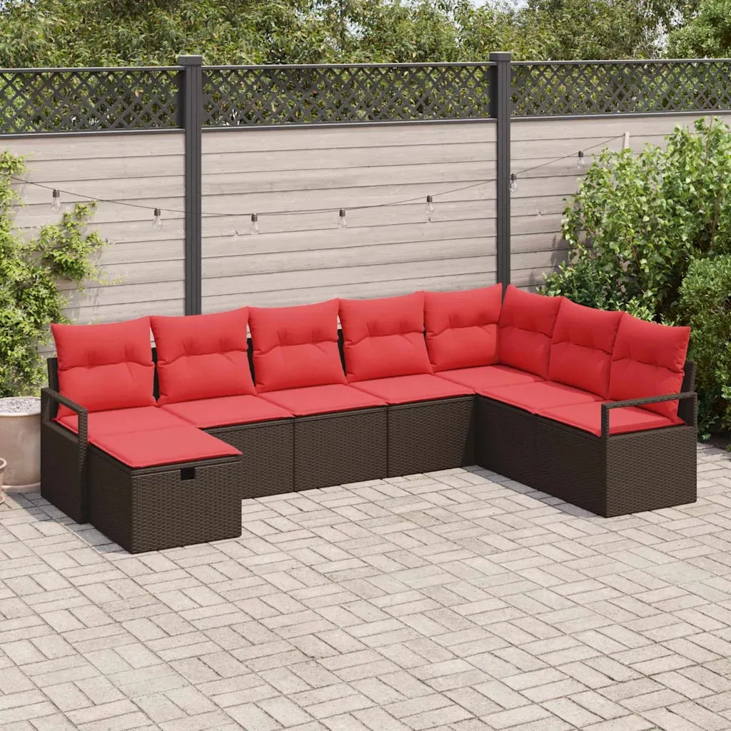 Set di divani con cuscino 6 pcs polyrattan 3360565