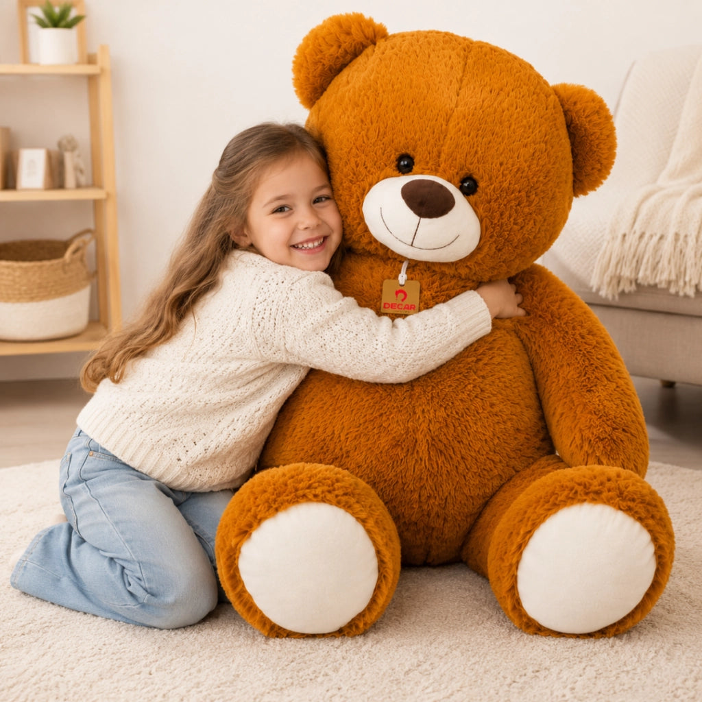 Orso Peluche Gigante 100 cm - Peluche Giganti - Orsacchiotto gigante - Orsetto di Peluche - Regali Bambini, Ragazza, Fid