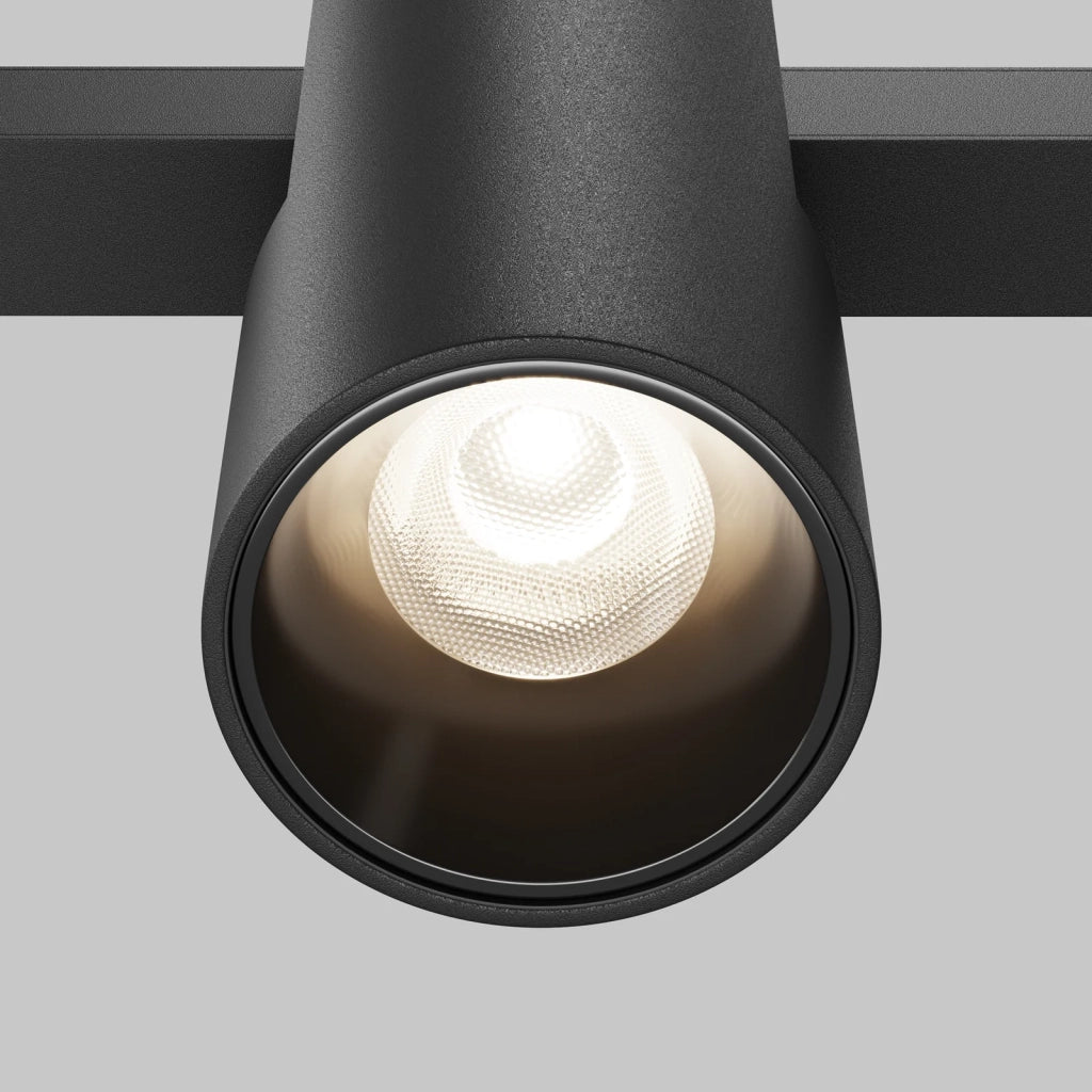 Maytoni Lampada da binario moderna Exility Alfa 1 luce LED integrato nero alluminio