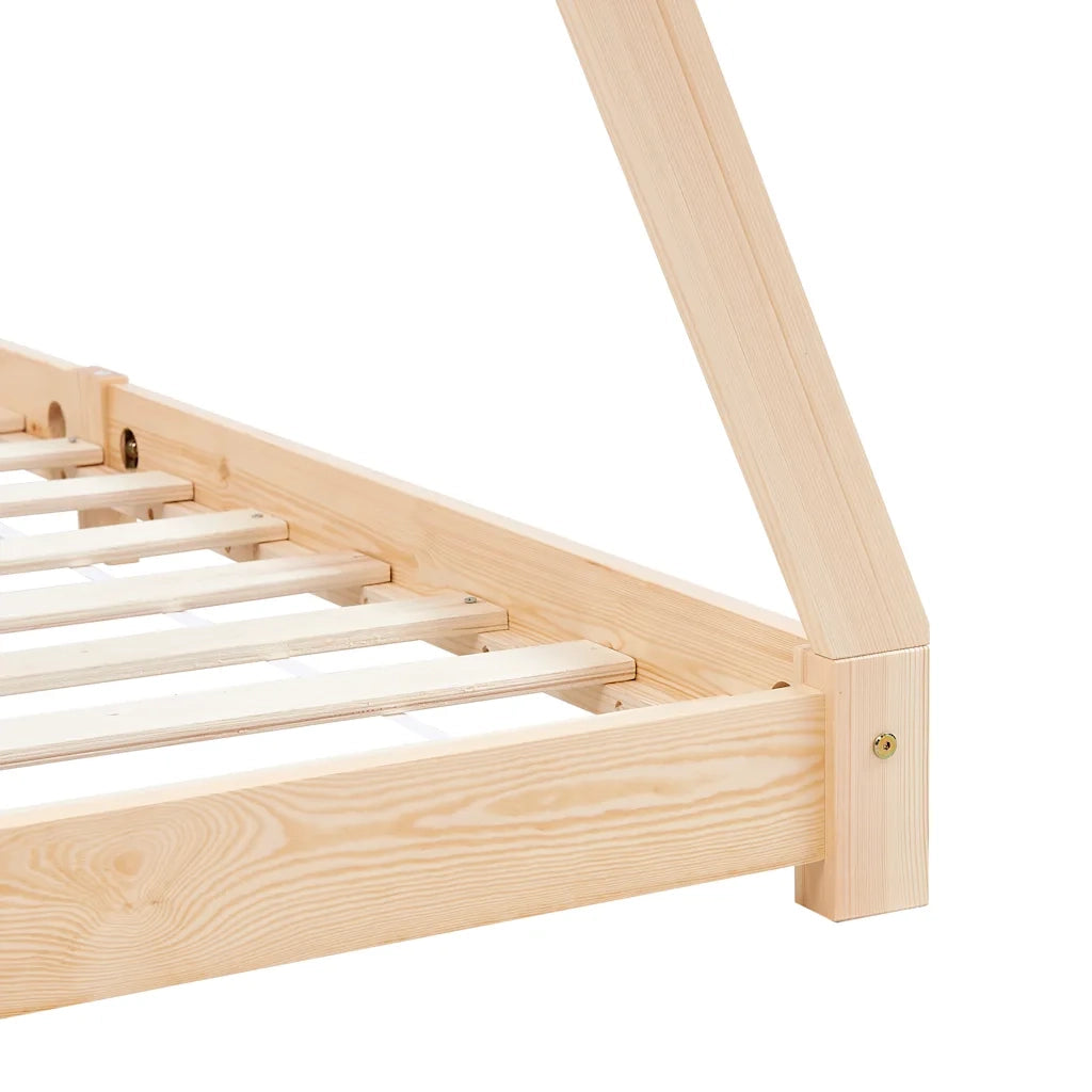 Giroletto per Bambini | Letto Infantile | Lettino in Legno Massello di Pino 80x160 cm