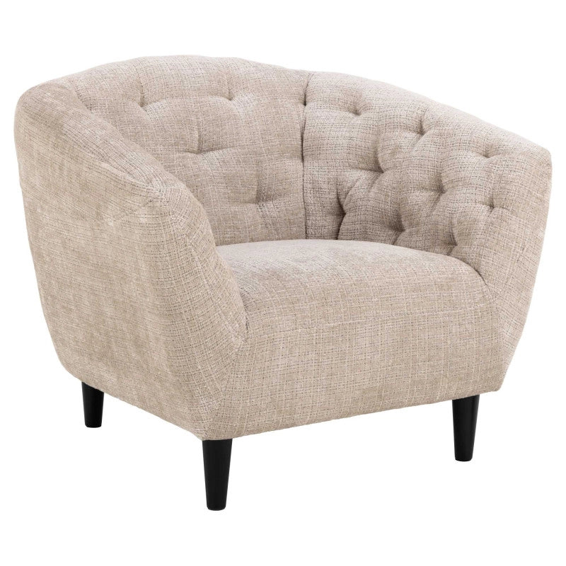 Poltrona Verrazzano Tessuto Sabbia Cm 97x84h78
