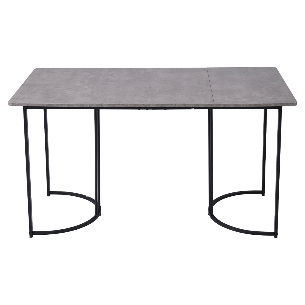 Set tavolo da pranzo 140x80 cm con 4 sedie in velluto beige, piano effetto marmo e gambe regolabili