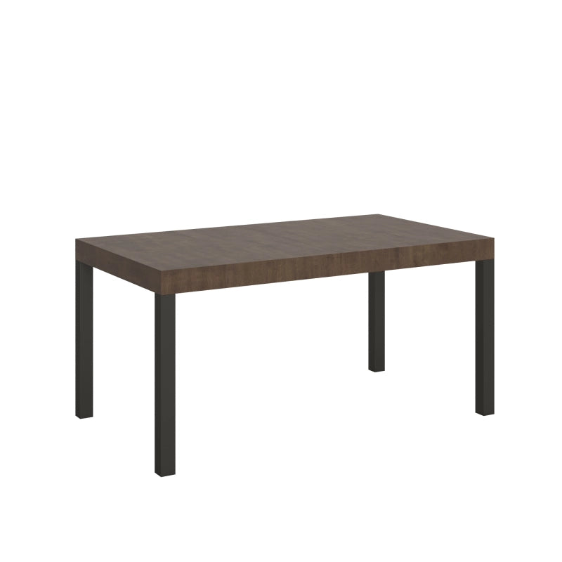 Tavolo allungabile 90x160/264 cm Everyday telaio Antracite - Noce
