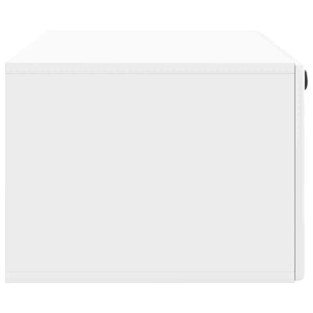Mobile TV da Muro | Armadietto TV | Mobile Porta TV 98 x 41 x 30 cm Bianco Lucido