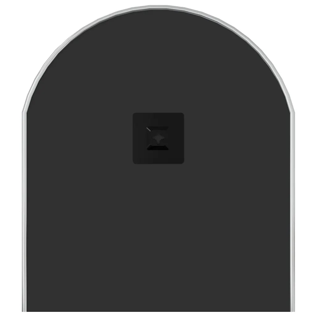 Specchio da Parete Argento 80x35 cm Ovale 348192
