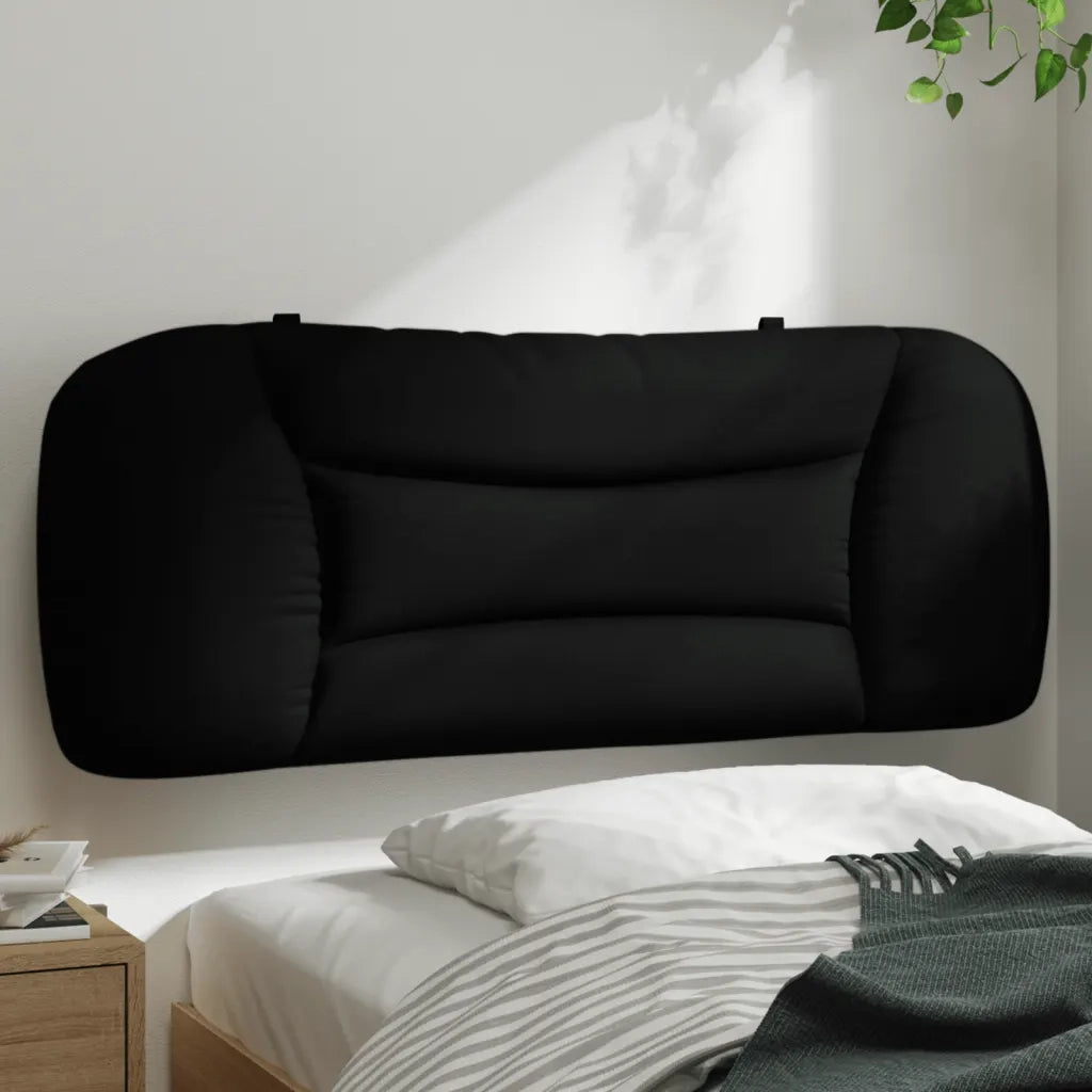Cuscino Testiera Hvar Nero 100 cm in Tessuto 374551