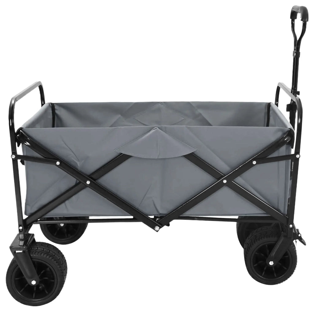 Carrello Pieghevole Grigio 89 x 63 x 96 cm 42020658