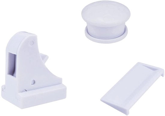 Cassetti di Sicurezza per Bambini - 4 Chiavi + 1 Chiave - Cassettoni Magnetici - Installazione Facile - Nessun Strumento Richiesto - Protezione per i Bambini - Chiavistelli di Sicurezza