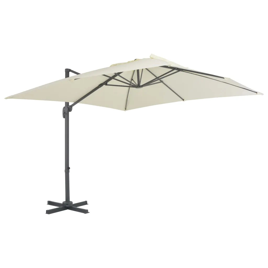 Ombrellone da Giardino con Base Portatile Sabbia 276343
