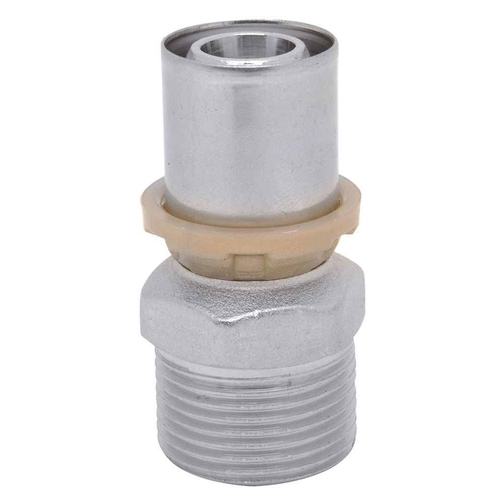 RACCORDO A PRESSARE DIRITTO 'ART. 402' 26 x 3/4 - maschio- 10 pezzi  - ICMA
