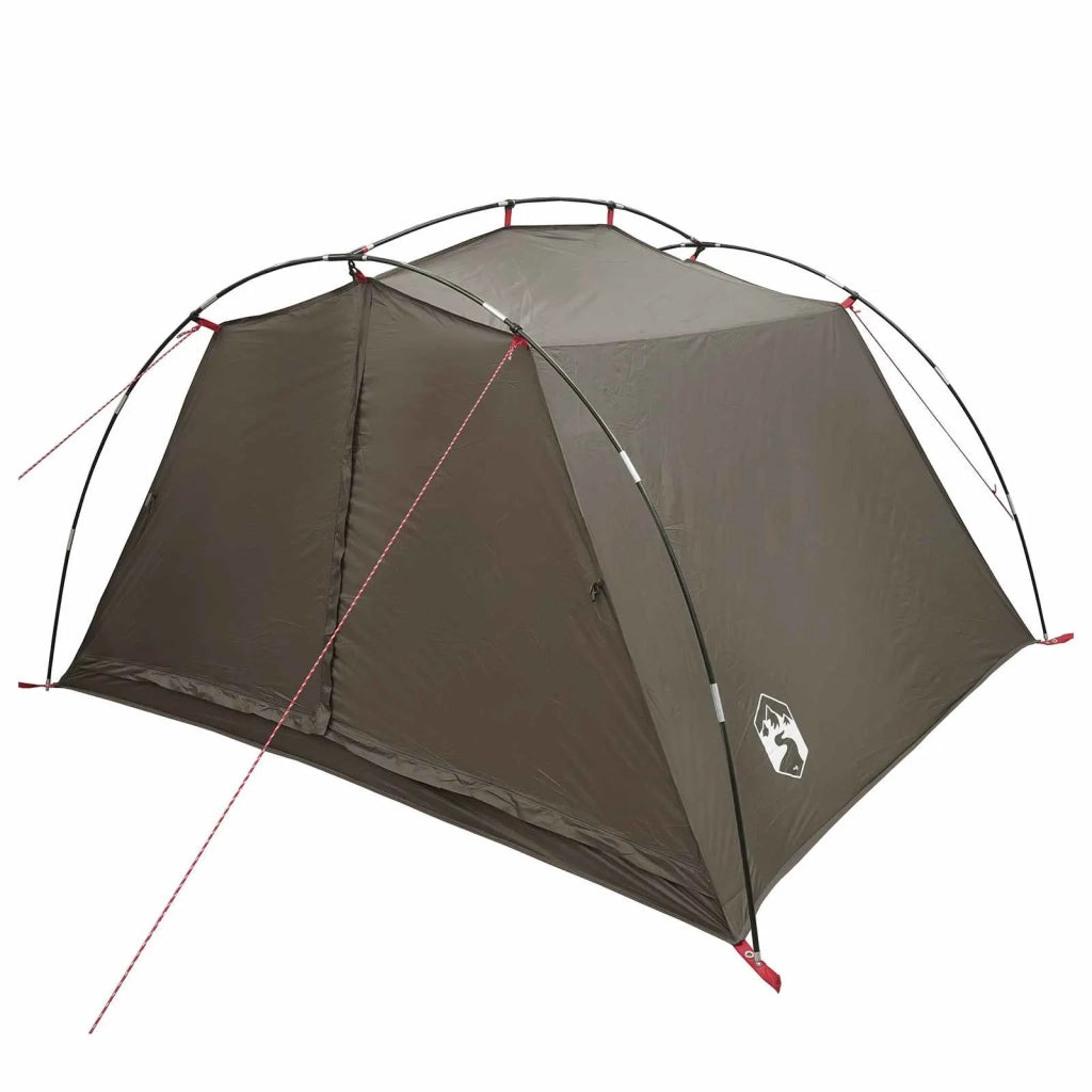 Tenda a tunnel Marrone e Grigio 4 persone