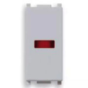 VIMAR PLANA - SPIA DIFFUSORE ROSSO SILVER