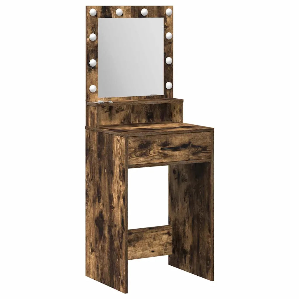 Tavolo da Trucco Rovere fumé 50 x 41 x 135 cm 865095