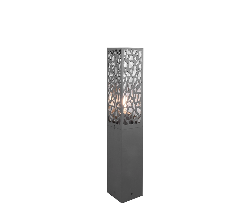 Lampione Giardino Esterno Palo Alto IP 44 Antracite H 60 cm Cooper GD Trio