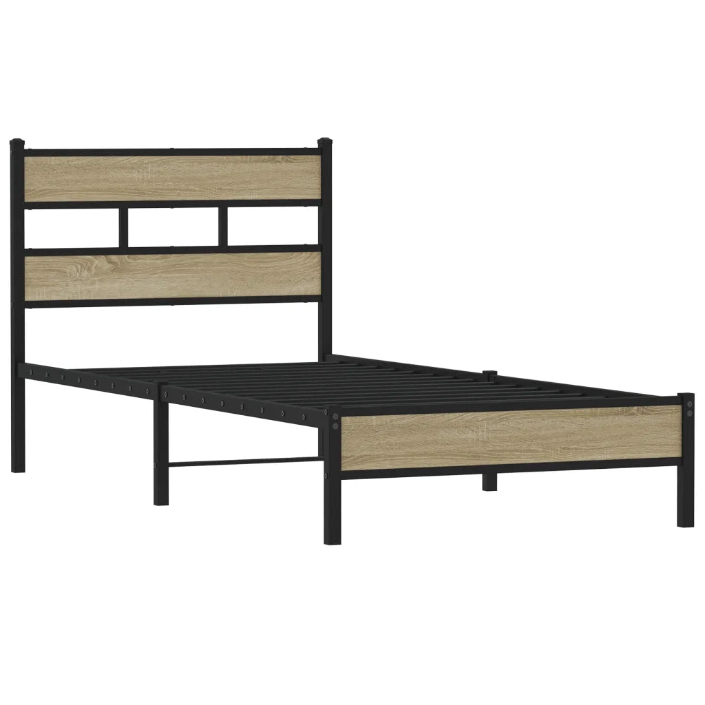 Giroletto senza Materasso Rovere Sonoma 90x190 cm in Truciolato 4017246