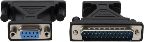 Adattatore Serieo DB9 Femminile a DB25 Maschile per Computer, Stampanti e Fotocamere - 2 pezzi