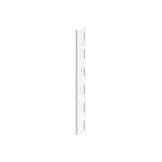 Cremagliera binario doppio - 50 cm. - bianco