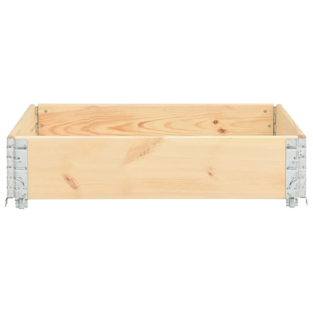 Collare per Pallet 100x100 cm in Legno Massello di Pino 310056